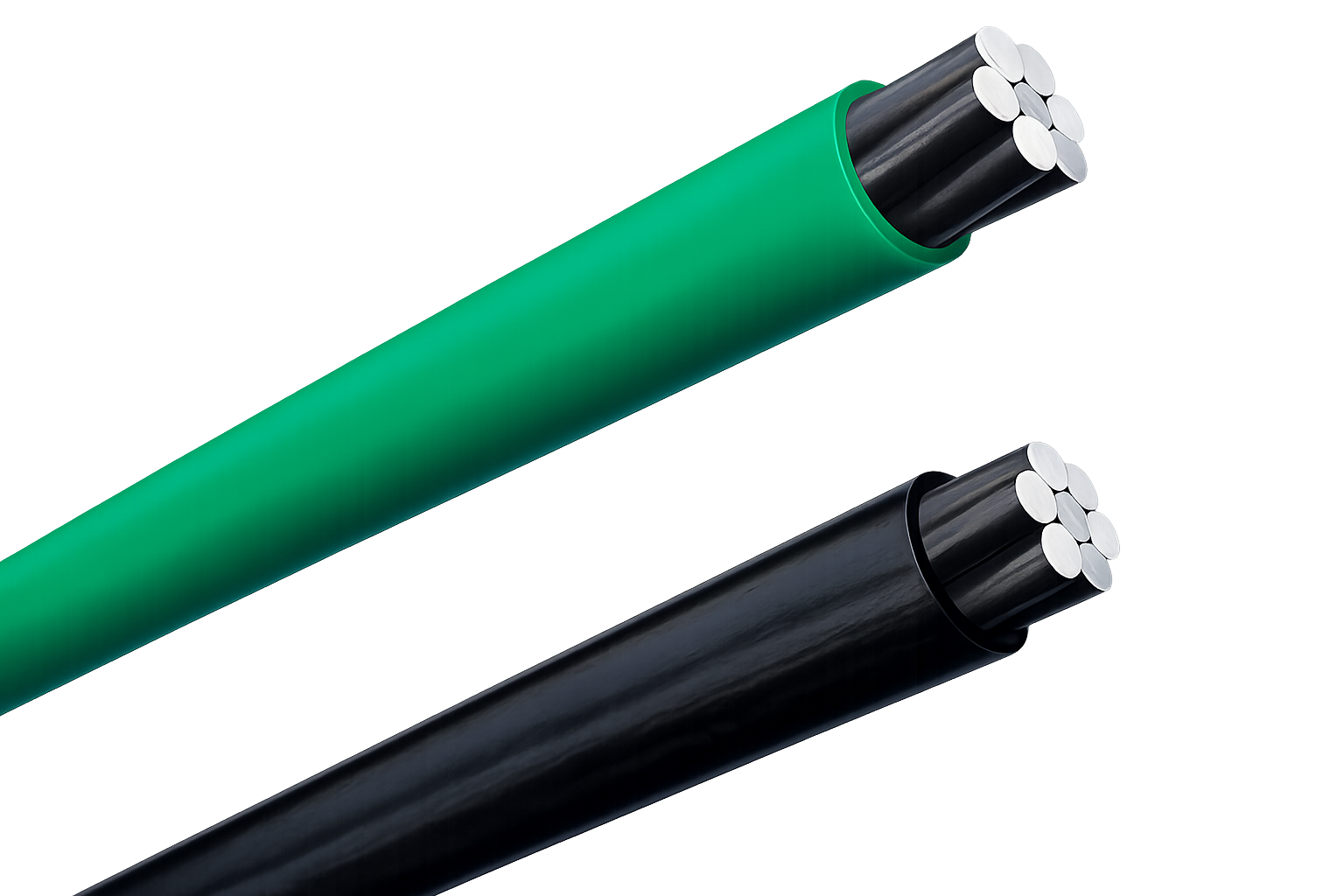 Greased and HDPE-sheathed unbonded PC strand